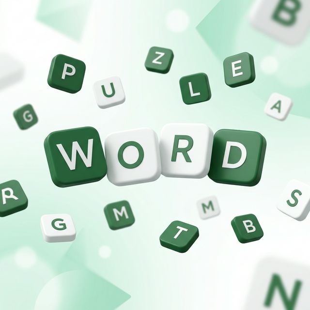 Wordigy Word Puzzle Illustration